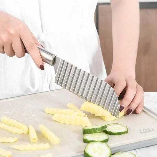 coupe frite manuel couteau zoom