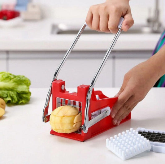 coupe frite professionnel manuel à poignée ergonomique