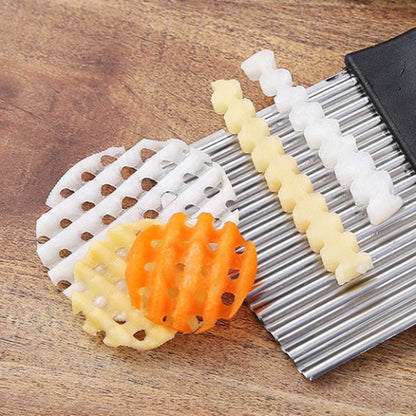 coupe frites ondulées chips ondulées