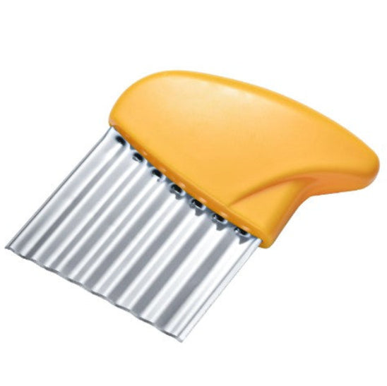 coupe frites ondulées jaune