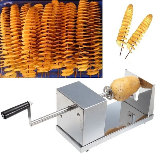 coupe frites professionnel spirale manivelle