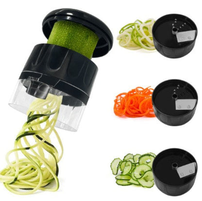 coupe légumes noir fait légumes spirales