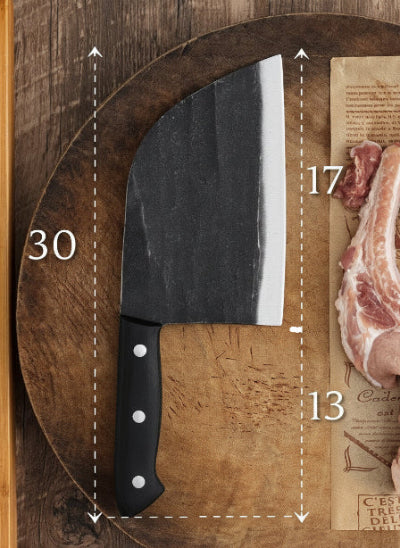 couperet de boucher mesure centimètre