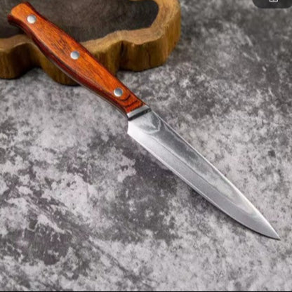 couteau d'office manche en bois
