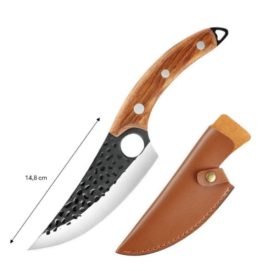 couteau de boucher manche très arrondi