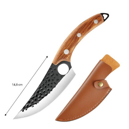 couteau de boucher manche très arrondi