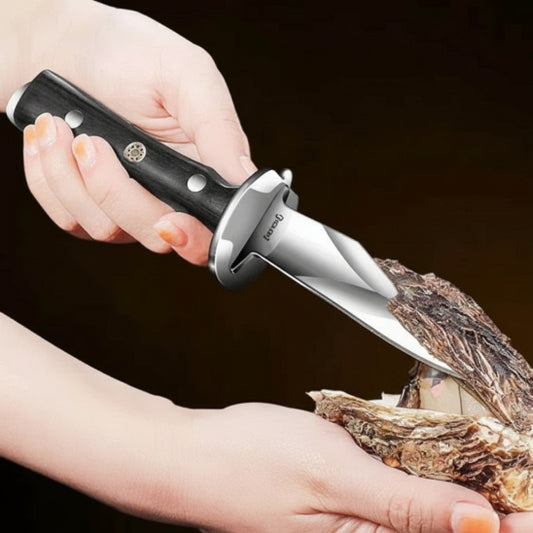 couteau de cuisine à huitre ouvre une huitre