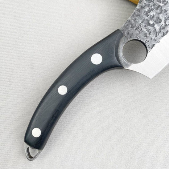 couteau de cuisine japonais manche noir