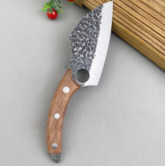 couteau de cuisine japonais marron