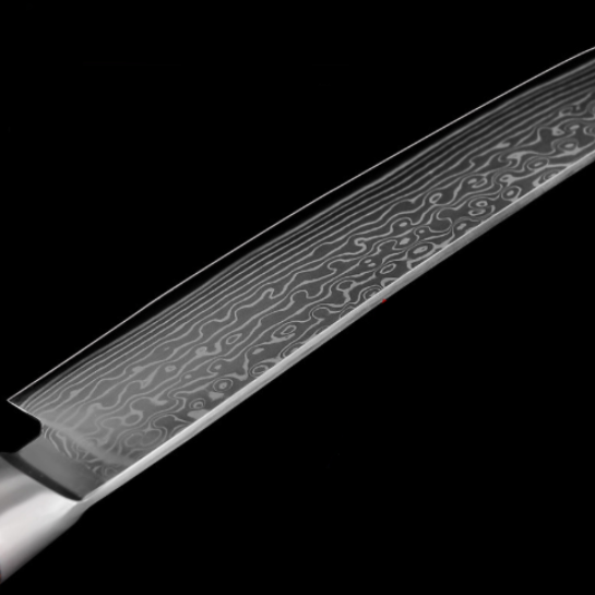 couteau de cuisine japonais style damas 67 couches