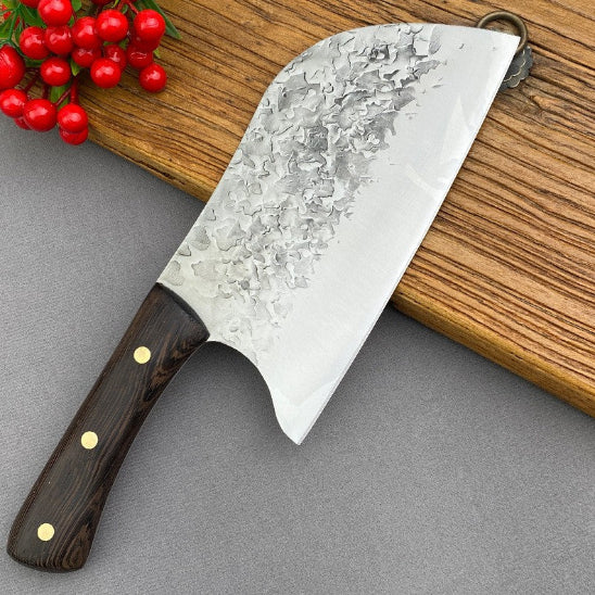 couteau japonais haut de gamme avec cerises