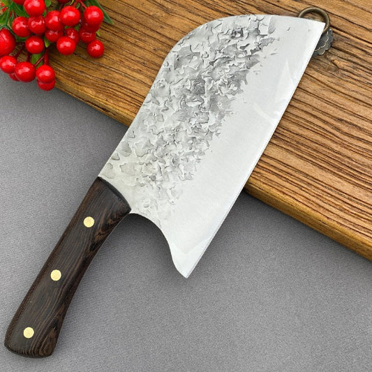 couteau japonais haut de gamme avec cerises