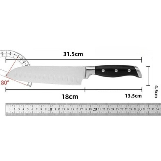 couteau santoku de 31cm 