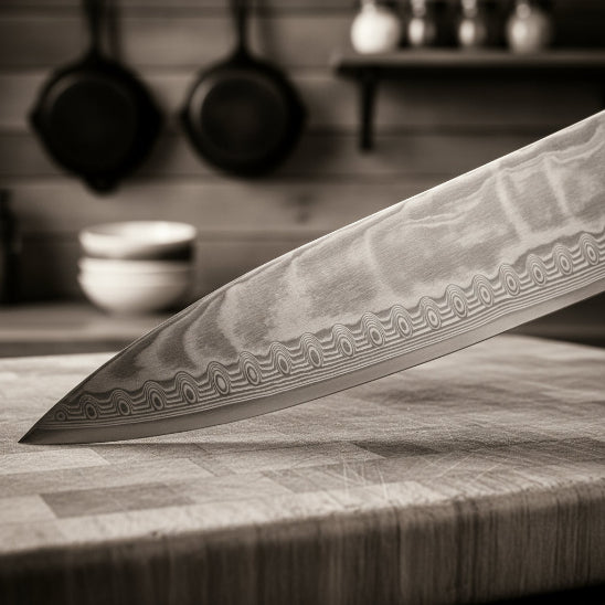 couteau santoku lame tranchante