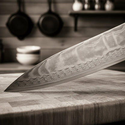 couteau santoku lame tranchante
