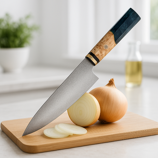 couteau santoku noir