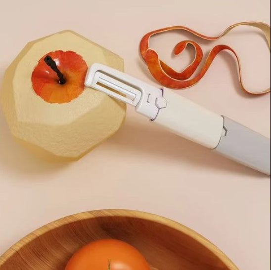 couteaux céramique orange avec économe