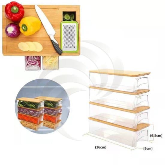 cuisine mandoline avec stockage