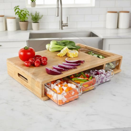 cuisine mandoline sur plan de travail