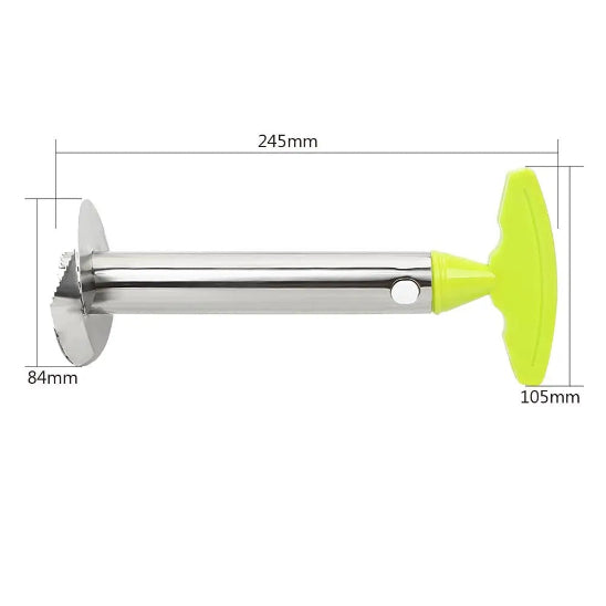 econome cuisine decoupe ananas vert mesure