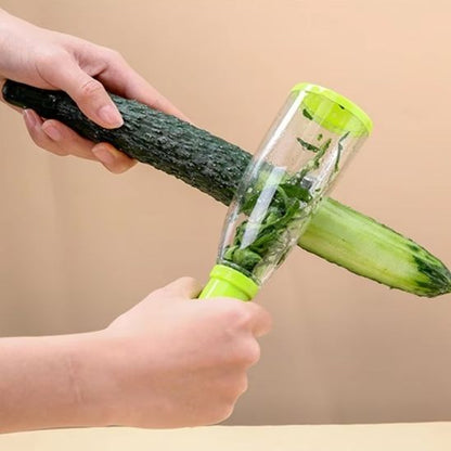 econome qui epluche concombre