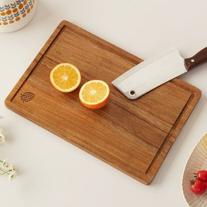 Lot de 3 planches à découper en bois d'acacia