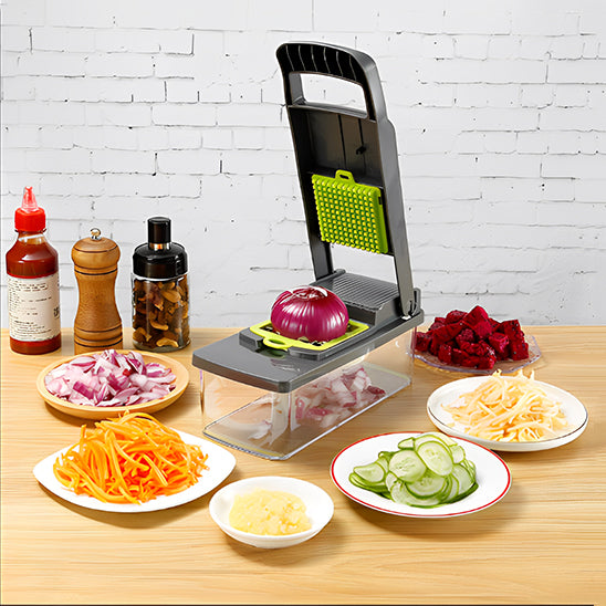 mandoline cuisine 16 en 1 six facon de trancher