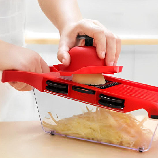 mandoline cuisine 6 lames avec protege main