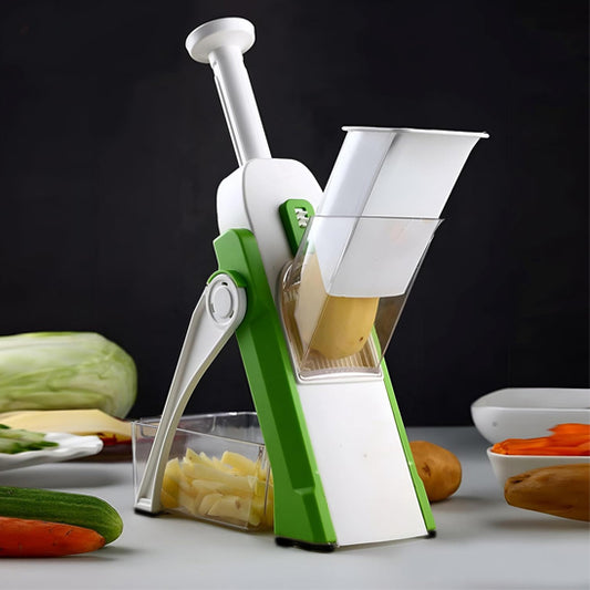 mandoline cuisine a bac recuperateur