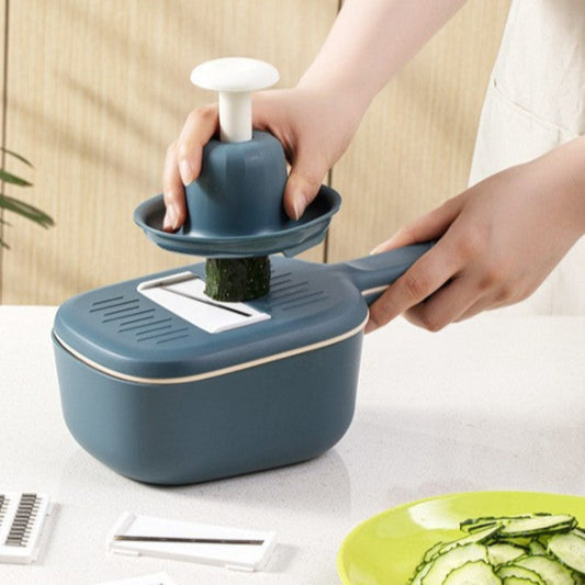 mandoline cuisine avec bac