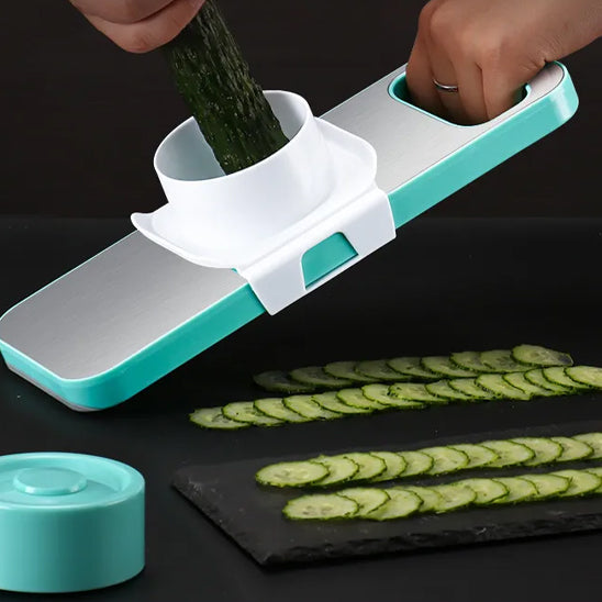 mandoline cuisine securisee tranche concombre