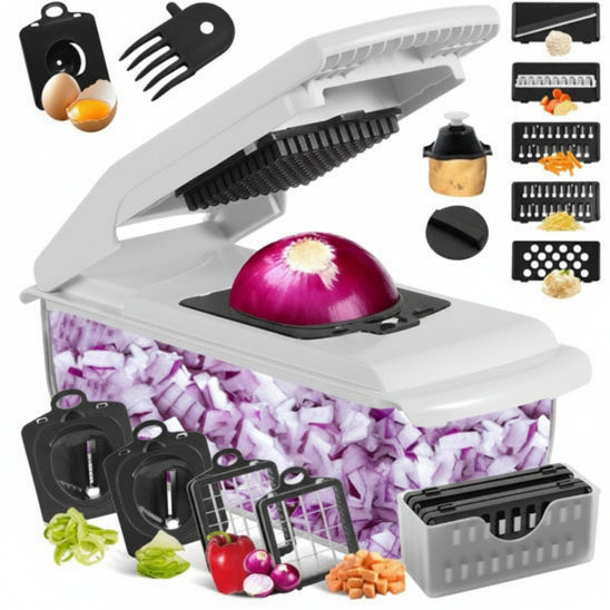 mandoline professionnelle cuisine blanche et noire