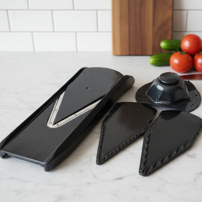 mandoline réglable avec protège doigt