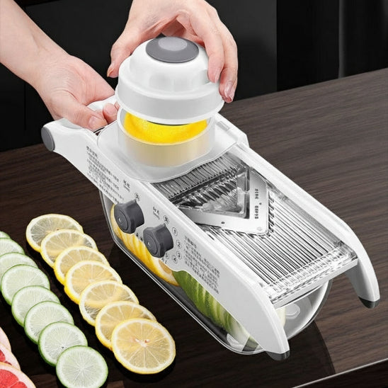 mandoline sécurisée avec protège doigt