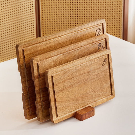 Planche à découper bois d'acacia 40 x 30 cm