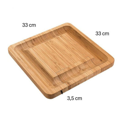 planche à découper bois spécial plateau fromage vide