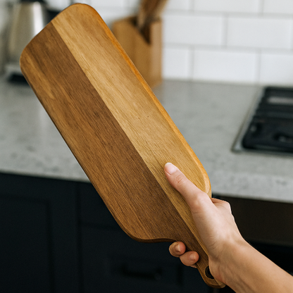 planche à découper bois très longue