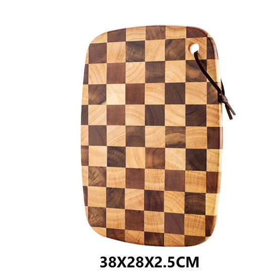 planche à découper damier motif réaliste