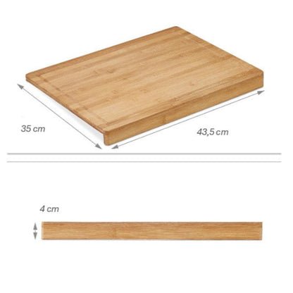 planche à découper en bois 43 cm x 35 cm