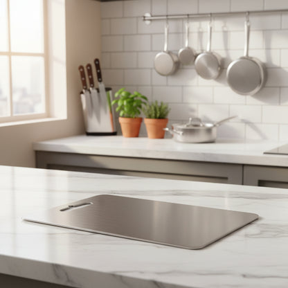 planche à découper en titane ultra résistante