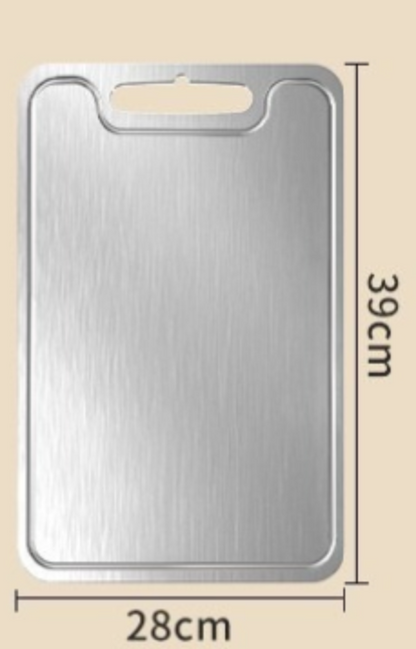 planche à découper inox 39x28cm