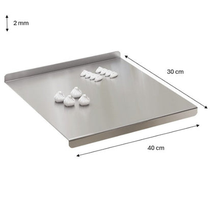 planche à découper inox adaptable en acier