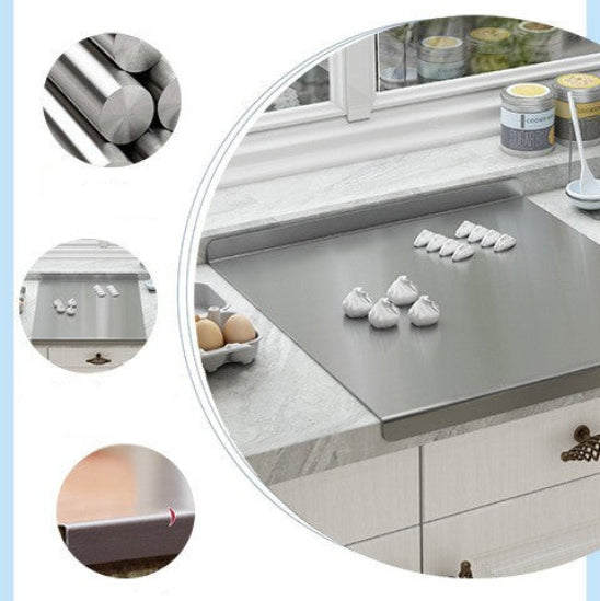 planche à découper inox adaptable