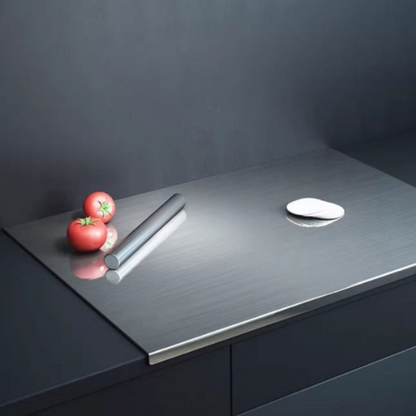 planche à découper inox dans belle-cuisine