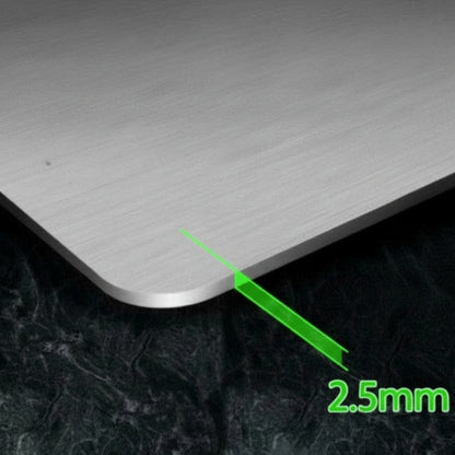 planche à découper inox épaisseur en 2.5mm