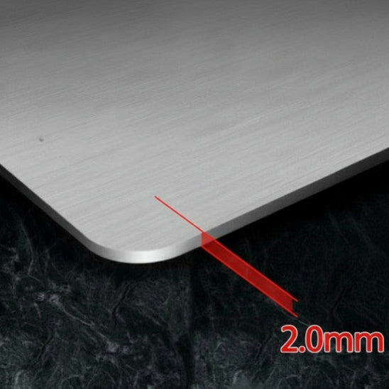 planche à découper inox épaisseur en 2mm