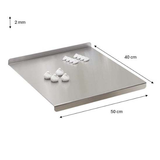 planche à découper inox pour plan de travail en acier