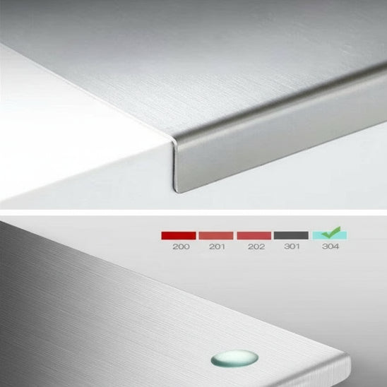 planche à découper inox super grande