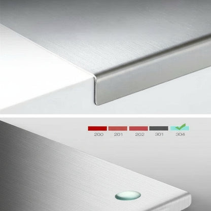 planche à découper inox super grande