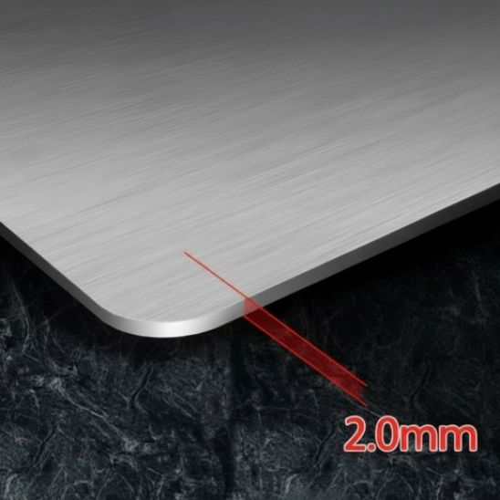 planche inox 2mm épaisseur